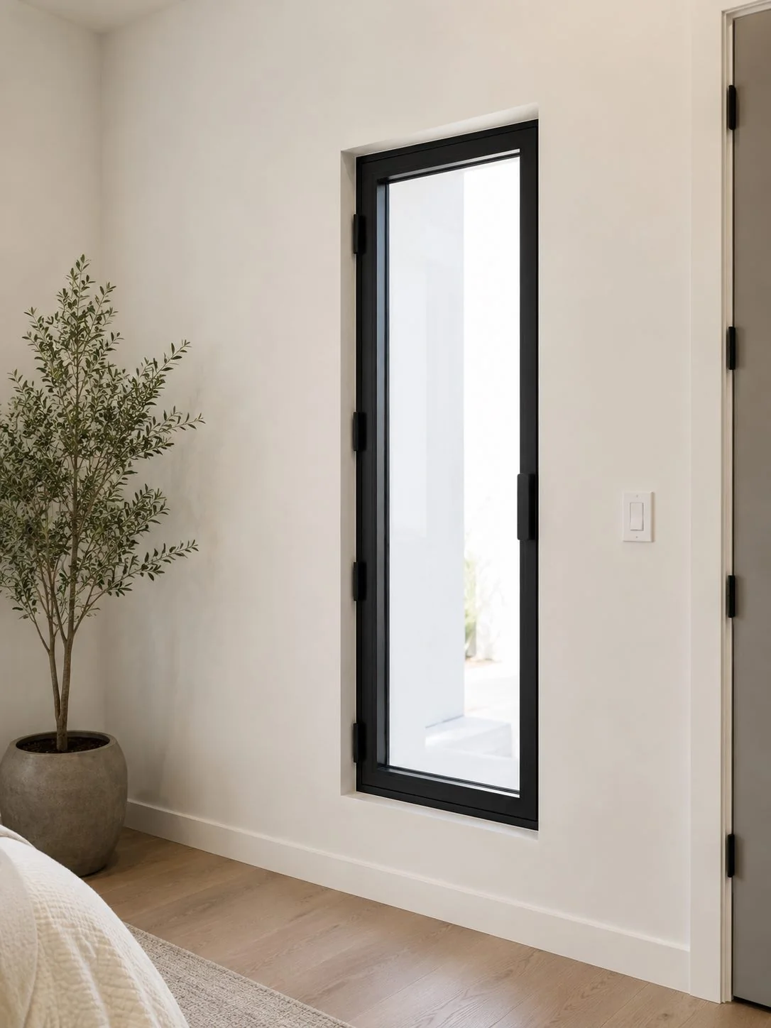 Impact windows and doors in a modern Florida interior