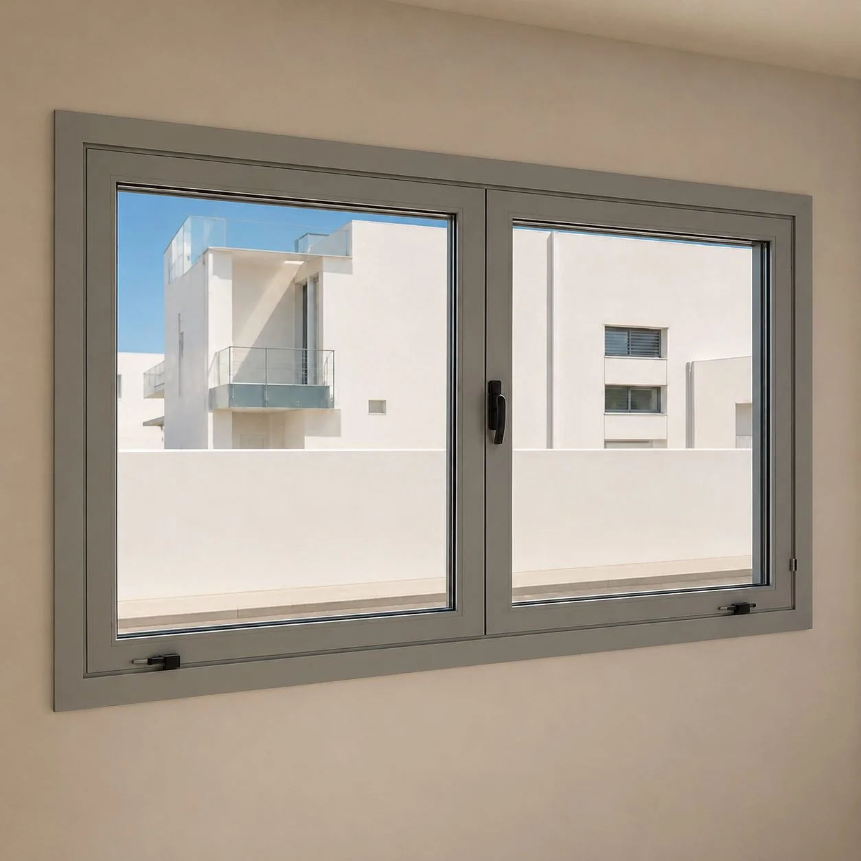 Energy-efficient impact windows installed as hurricane replacements on a Florida home