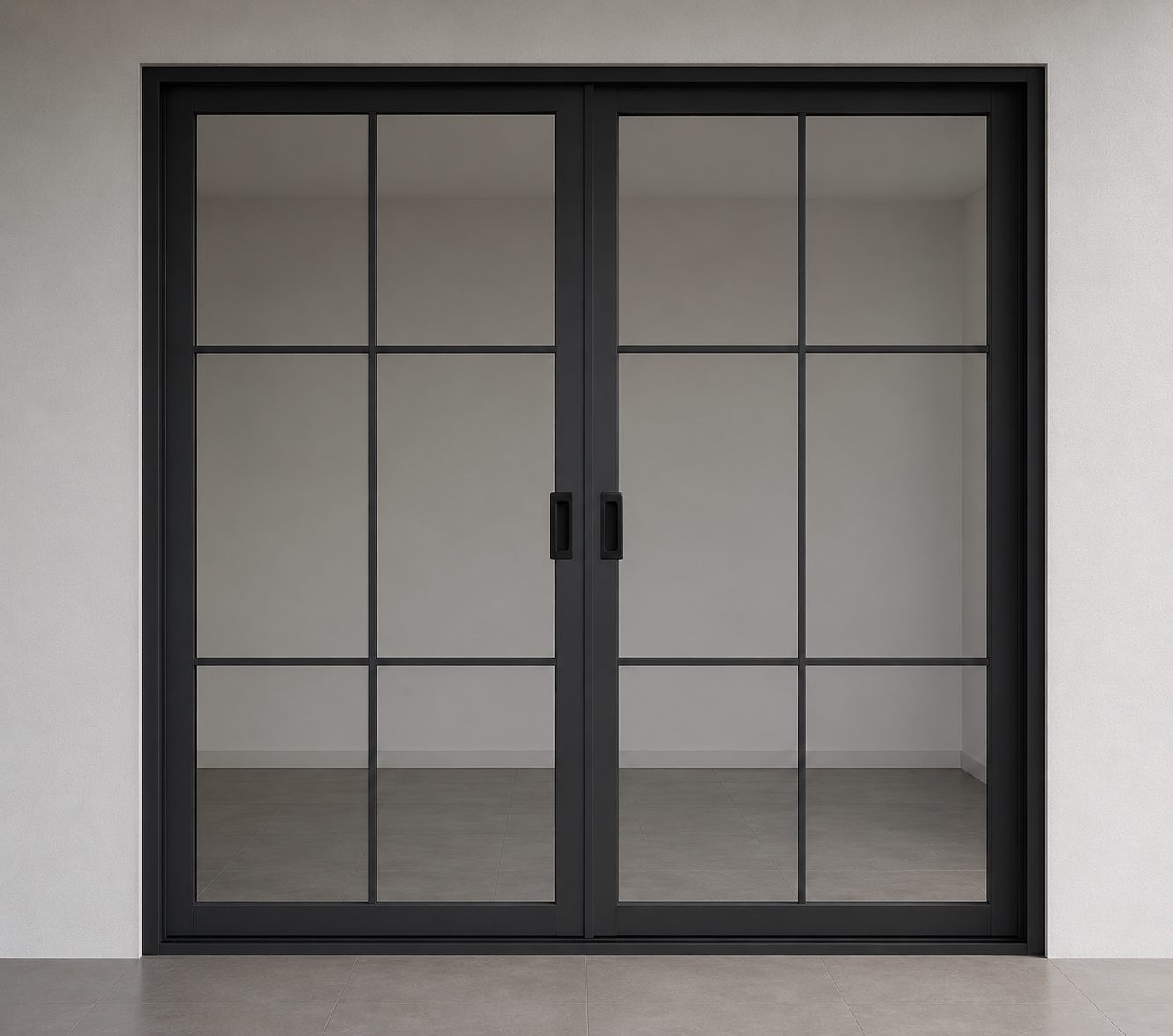 American-made impact French doors installed by GlassIQ
