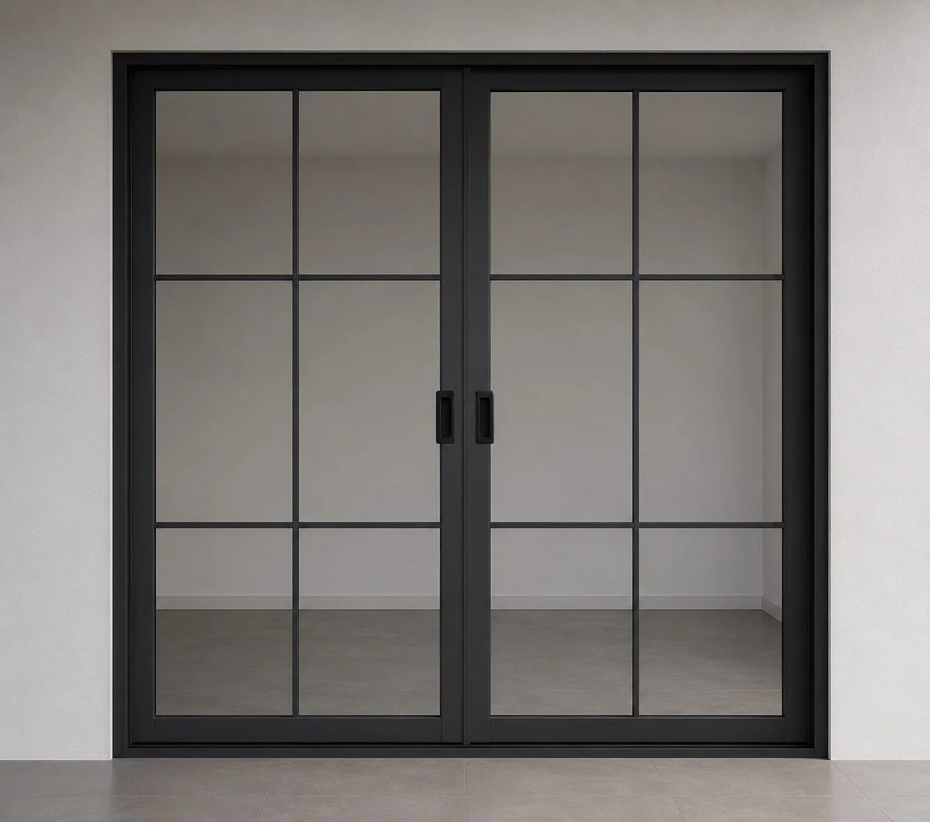 American-made impact French doors installed by GlassIQ