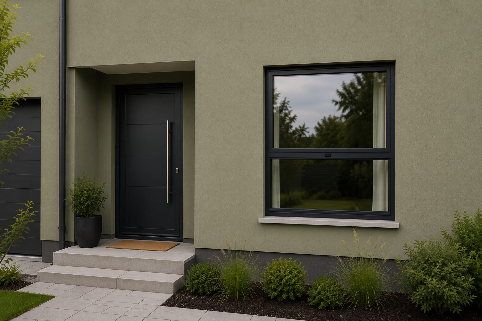 Single-hung impact window