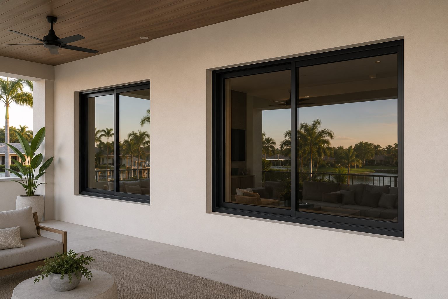 American-made impact sliding windows installed by GlassIQ